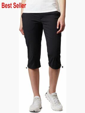 Nylon Elastane Knee Pants Hiking Outdoor Water Repellent